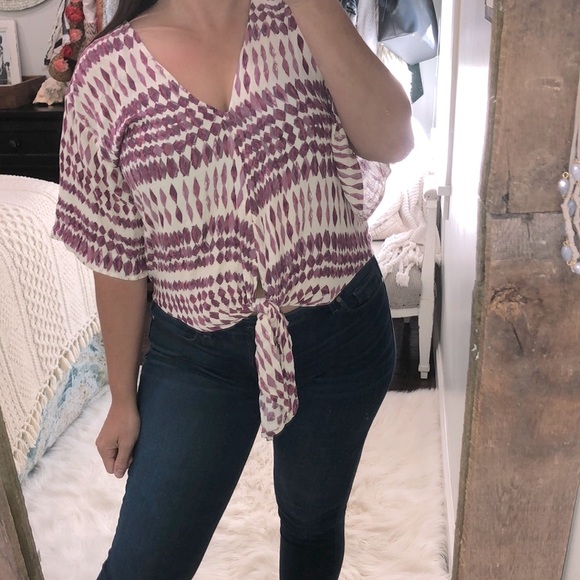 Love Stitch Tops - Love Stitch small purple top